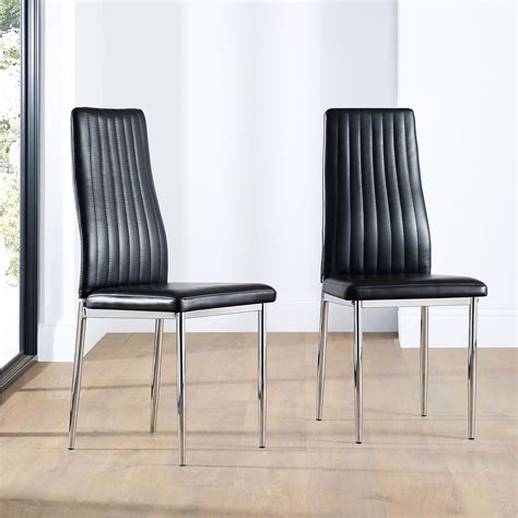 leather and chrome dining chairs|Leather And Chrome Dining Chair